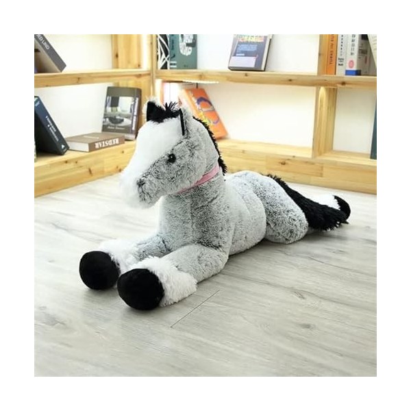 90cm-120cm Grande Taille Cheval En Peluche Peluche Animal Doux Poupée Bébé Enfants Coussin Poupées Creative Confortable Maiso