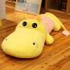 DHESSO 60 cm-120 cm Hippopotame Oreiller créatif Grand Hippopotame poupée poupée en Peluche Enfants Filles Doux Coussin Chamb