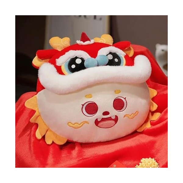 Kawaii Lion Dragon Coussin Couverture en Peluche Animal Jouets Doux et Amusant Décoration Cadeaux Enfants Anniversaire Cadeau