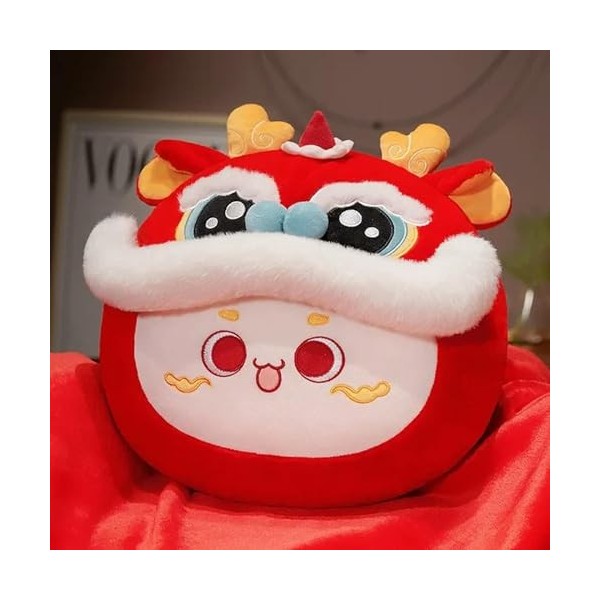Kawaii Lion Dragon Coussin Couverture en Peluche Animal Jouets Doux et Amusant Décoration Cadeaux Enfants Anniversaire Cadeau