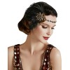 BABEYOND Bandeau Plumes pour Femme-Coiffe Style Gatsby le Magnifique Accessoire de Costume des Années 1920 Bandeau de Fête et