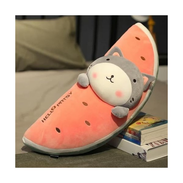 Fruits mignons, animaux, oreillers en peluche, jouets en peluche, lapins pastèque, pingouins, cochons, Shiba Inu, tapis de no