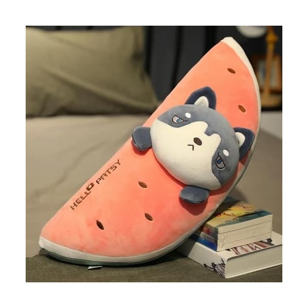 Fruits mignons, animaux, oreillers en peluche, jouets en peluche, lapins pastèque, pingouins, cochons, Shiba Inu, tapis de no