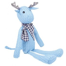 DIKACA 1 Pc Poupée Wapiti Décor De Figurines Décor De Noël Décor De Table Jouets De Noël Cadeaux De Noël Jouet en Peluche Wap