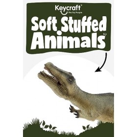 Keycraft Baryonyx en Peluche Douce | Figurine Dinosaure Ultra réaliste | 33 cm
