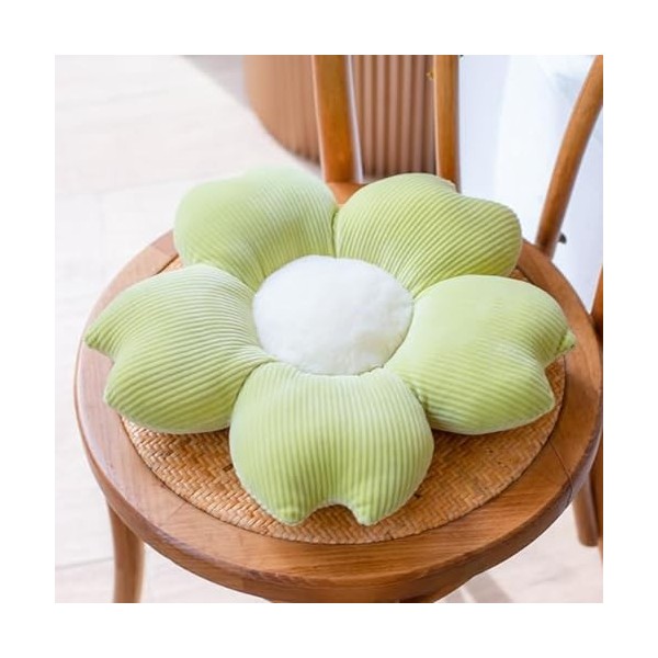 GagaLu Oreiller de Plante de Fleur de Cerisier en Peluche rempli de Coussin de siège de Fleur coloré Accessoires de décoratio