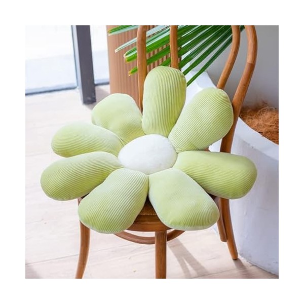 GagaLu Oreiller de Plante de Fleur de Cerisier en Peluche rempli de Coussin de siège de Fleur coloré Accessoires de décoratio
