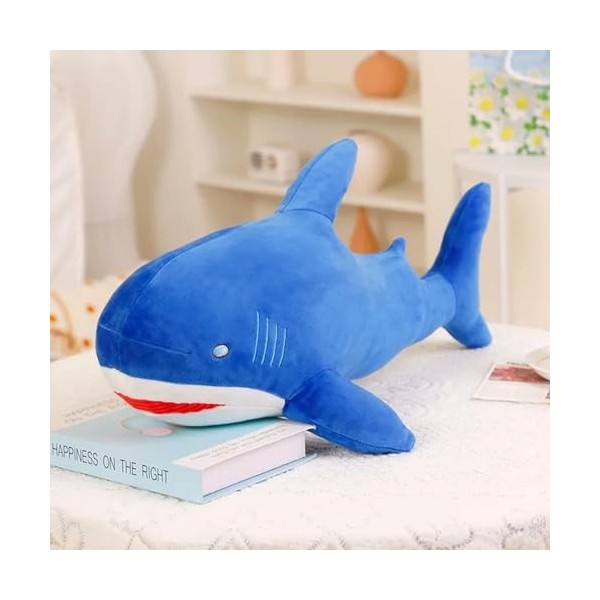 GagaLu Requin Jouets en Peluche Animaux en Peluche Poisson en Peluche Chambre décoration Tapis poupée Oreiller de Couchage Mi