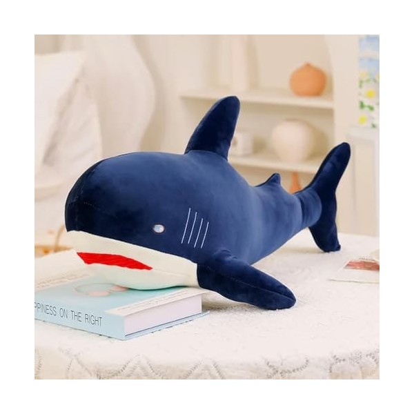GagaLu Requin Jouets en Peluche Animaux en Peluche Poisson en Peluche Chambre décoration Tapis poupée Oreiller de Couchage Mi