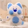 EacTEL Kawaii Dessin animé Chat Peluche Jouet Chat en Peluche poupée Animal Oreiller Anniversaire Cadeau d’Halloween pour Enf