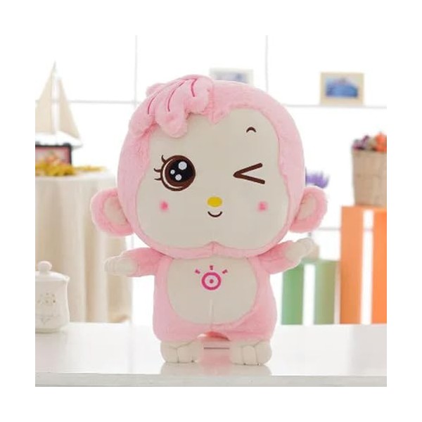 NOpinz Oreiller Doux Singe drôle Jouet en Peluche Meilleur Cadeau pour Enfants garçon Petite Amie Mignon Kawaii Singe poupée 