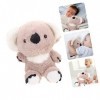 Toyvian 3 Pièces Koala Peluche Animal Poupée Koala De Dessin Animé Jouets en Peluche Yorkie Poupée Koala en Peluche Lapin Bla