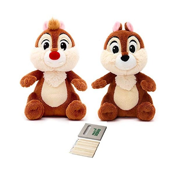 Price Toys Disney et Dale Chip Peluche Set - Mini Haricots Rescue Rangers en Peluche Chip/Dale v2 