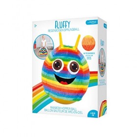 John Ballon Sauteur Arc-en-Ciel avec Couverture en Peluche 59579