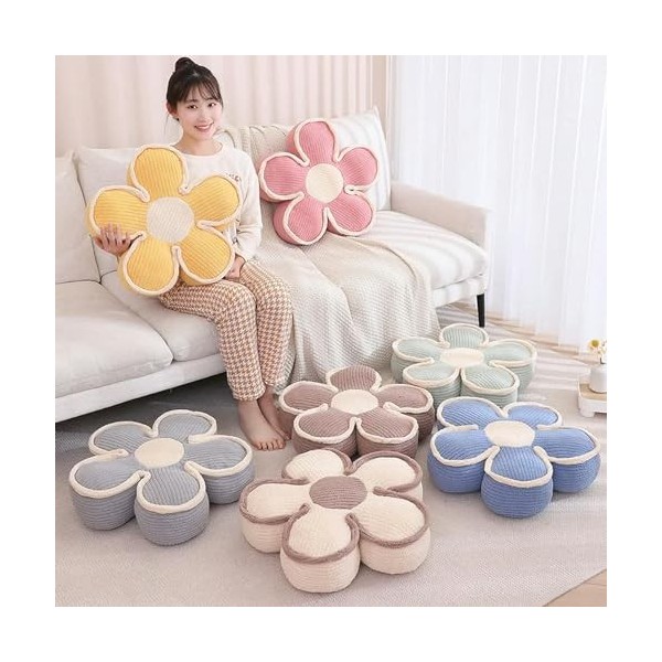 Fleur Peluche Coussin Plante Tournesol Coussin Home Decor Coussin Kawaii Cadeau D’Anniversaire 65cm 1