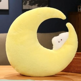 GagaLu Nouvelle Lune Peluche Jouet en Peluche Lune en Forme Oreiller Lapin Nuage Étoile Confortable Poupée Décoration De Noël