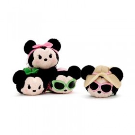 Minnie Mouse Dress Up Ensemble de Peluche Tsum Tsum Mini Original, Disney Officiel