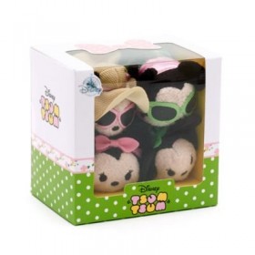 Minnie Mouse Dress Up Ensemble de Peluche Tsum Tsum Mini Original, Disney Officiel
