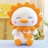 Géant Mignon Dessin animé Canard en Peluche Jouet Tournesol Canard Sourire poupée Anniversaire Cadeau de Noël pour Les Enfant