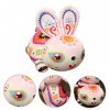 Toyvian 2 Pièces Mascotte De Lannée du Lapin Jouets danimaux Jouets Animaux Jouet pour Animaux Jouet Lapin Année du Lapin A