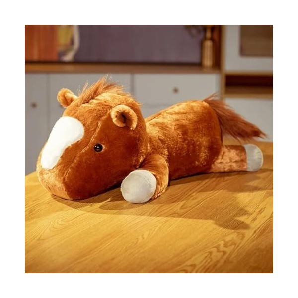 Mignon Cheval en Peluche Peluche Animal Jouets Doux en Peluche Oreiller Fille Enfants Mignon en Peluche Poupée Anniversaire C