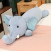 GagaLu Dessin animé éléphant Peluche Jouet en Peluche Grande Oreille éléphant Oreiller en Peluche poupée Cadeau d’Anniversair