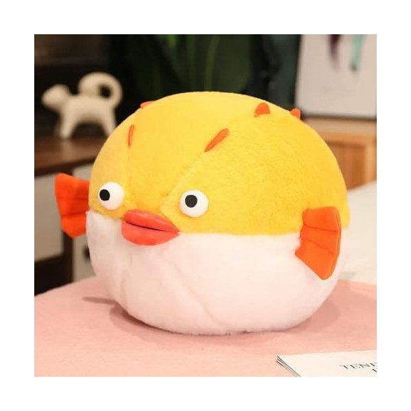 EacTEL Coussins de Poisson Globe Mignon, Animaux en Peluche drôles, poupées de Dessins animés Kawaii, Enfants, garçons, Fille