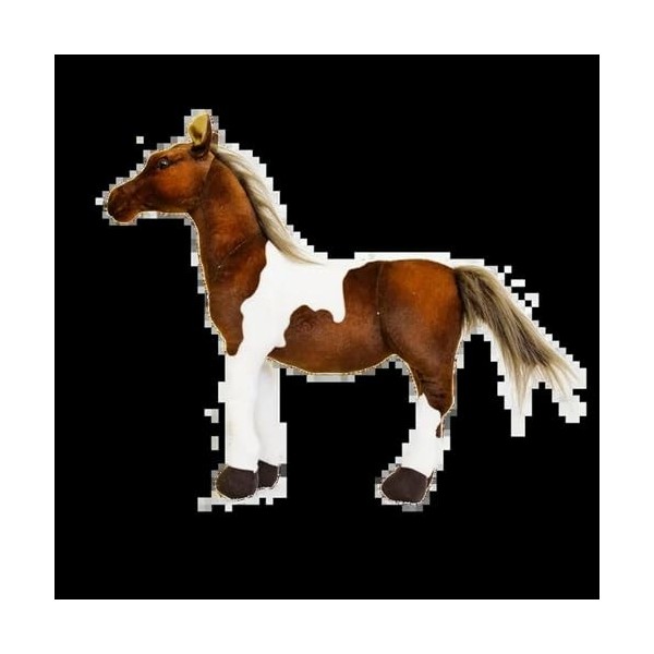 NOpinz Nouveau Cheval Peluche Jouets en Peluche Réaliste Animal Poupées Enfants Cadeaux Décoration D’intérieur Haute Qualité 