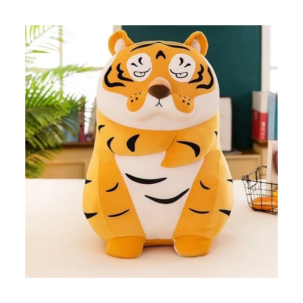 Mignon Tigre en Peluche Jouet Kawaii Cartoon Tiger Poupée en Peluche Animal Oreiller Enfants Cadeau D’Anniversaire Cadeau De 