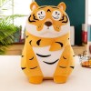 Mignon Tigre en Peluche Jouet Kawaii Cartoon Tiger Poupée en Peluche Animal Oreiller Enfants Cadeau D’Anniversaire Cadeau De 