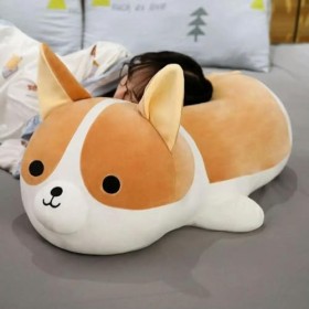 PaMut Kawaii Shiba Inu Chien Peluche Jouet Oreiller Peluche Animal Coussin Enfant Fille poupée Anniversaire Cadeau de Noël 70