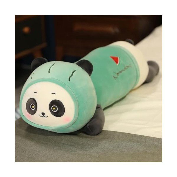 NOpinz Kawaii Long Oreiller de Couchage Mignon Dessin animé en Peluche Fruits Panda Chambre Kawaii décoré énorme câlin Oreill