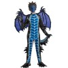 Spooktacular Creations Suit de dragon noir et rouge pour garçons moyen 8-10 ans 