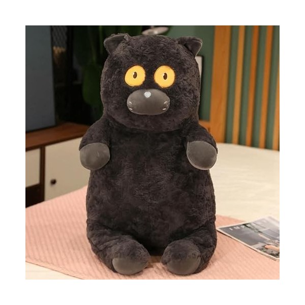 SaruEL Chat Poupée Mignon Chat en Peluche Jouet Fille Coussin Poupée Noël Cadeau D’Anniversaire 65cm 1