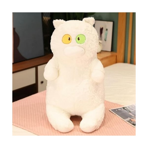 SaruEL Chat Poupée Mignon Chat en Peluche Jouet Fille Coussin Poupée Noël Cadeau D’Anniversaire 65cm 1