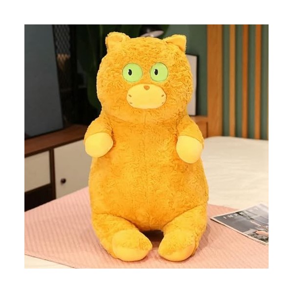 SaruEL Chat Poupée Mignon Chat en Peluche Jouet Fille Coussin Poupée Noël Cadeau D’Anniversaire 65cm 1