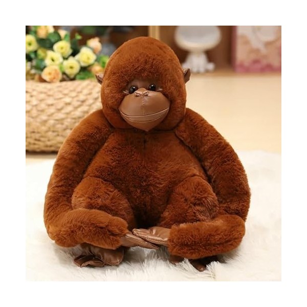 Orang-outan en Peluche poupée Mignon Jouet en Peluche Gorille modèle en Peluche Enfants Jouet garçon Cadeau Anniversaire Cade