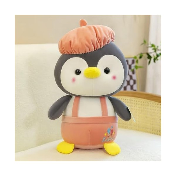 GagaLu Nouveau Mignon Pingouin en Peluche Jouet de Bande dessinée Pantalon avec Chapeau Pingouin Enfants Anniversaire Enfants