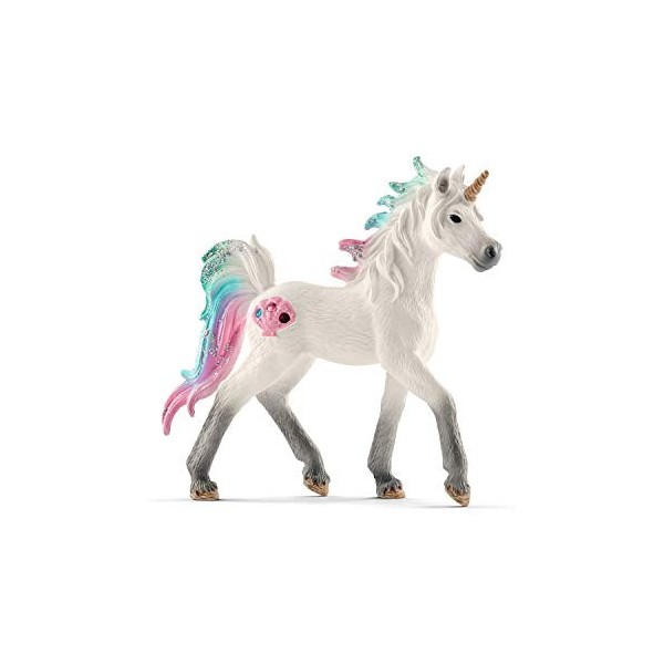 Schleich- Figurine Licorne des Mers, Poulain bayala Einhorn, 70572, Multicolore