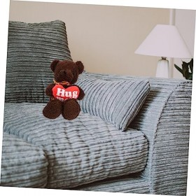 ibasenice 2 Pièces Poupée Ours damour Saint Valentin pour Ornement en Peluche Poupée Pelucheuse Jouets en Peluche Hug Me Béb