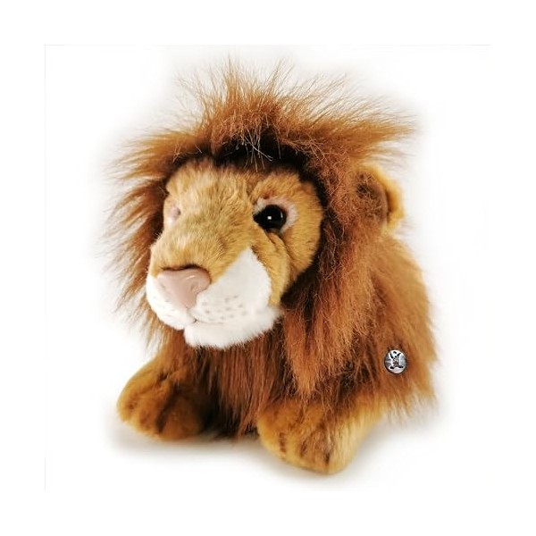 Kuscheltiere.biz Peluche lion ASLAN couché