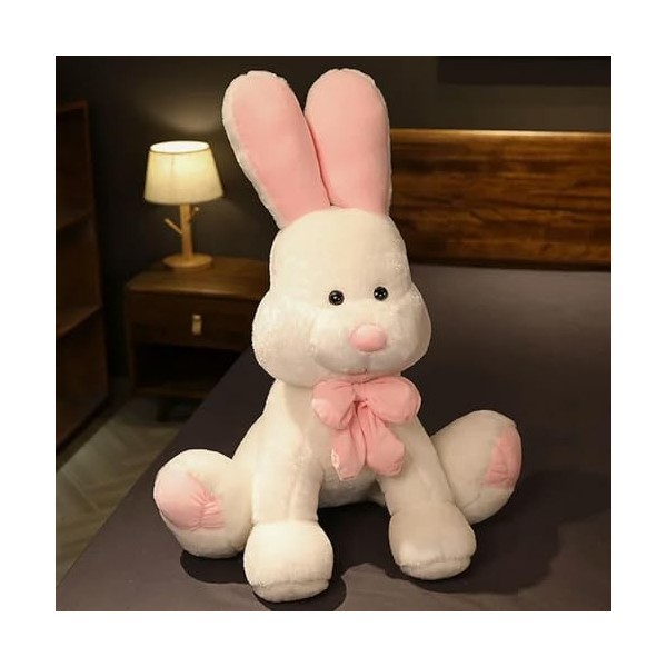 EacTEL Kawaii Lapin Peluche Jouet Dessin animé Lapin Enfants Jouet Fille Cadeau d’Anniversaire Cadeau de noël 70cm 2