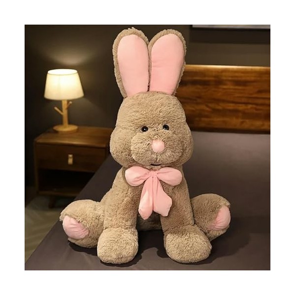 EacTEL Kawaii Lapin Peluche Jouet Dessin animé Lapin Enfants Jouet Fille Cadeau d’Anniversaire Cadeau de noël 70cm 1