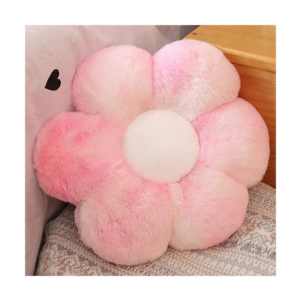 LfrAnk Coloré Floral Peluche Coussin Jouet Dessin animé Plante Peluche poupée Chaise Coussin canapé Oreiller Tapis de Sol Kaw