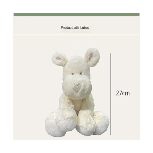 ARMED Peluches Poupée Chien Super Mignon, Jouet en Peluche for Garçons Et Filles, Chiot Blanc Doux, Poupée De Chiffon, Cadeau