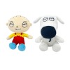 YILILK Family Guy Plus, 7 Pouces / 18 CM Family Stewie Puppy Brian en Peluche Halloween garçon Fille Noël Anniversaire Choix 