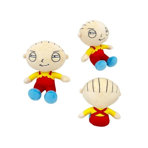 YILILK Family Guy Plus, 7 Pouces / 18 CM Family Stewie Puppy Brian en Peluche Halloween garçon Fille Noël Anniversaire Choix 