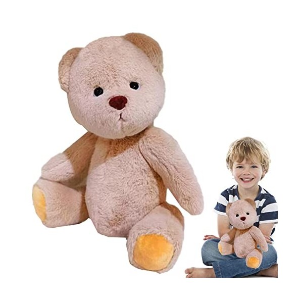 PW TOOLS Peluche Ours en Peluche | Jouet en Peluche en Peluche avec Un Cadeau Mignon en Peluche | Animal en Peluche et Cadeau