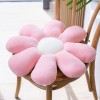 BEZCI Stuffed Daisy Sakura Fleur Oreiller Girly Room Decor Tournesol Coussin Doux en Peluche Plante Chaise Canapé Restaurant 