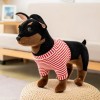 Simulation Mignon en Peluche Chien Jouets en Peluche Bouledogue en Peluche Animaux Poupées pour Enfants Enfants Cadeaux 45cm 